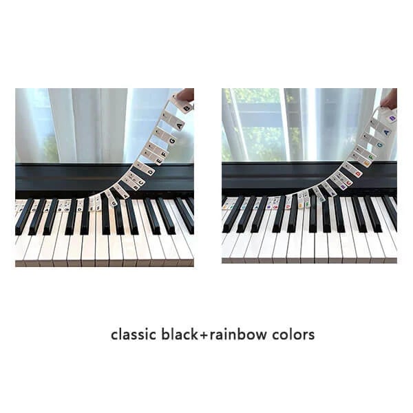 Removable Piano Keyboard Note Labels🎹